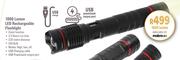 [MAKRO] Camp Master 1000 Lumen LED Rechargeable Flashlight-Each