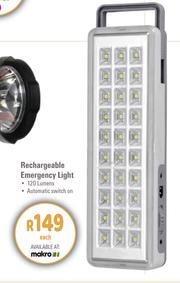 Makro on sale rechargeable light