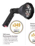 [MAKRO] Camp Master 350 Lumen Rechargeable Spotlight-Each