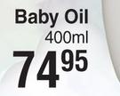 Baby Things Baby Oil-400ml