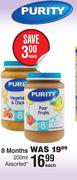 Purity 8 Months Assorted-200ml Each