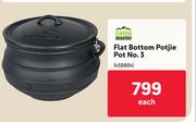 Campmaster Flat Bottom Potjie Pot No.3-Each