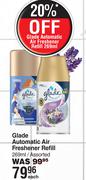 Glade Automatic Air Freshener Refill Assorted-269ml Each