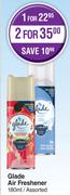 Glade Air Freshener Assorted-For 2 X 180ml