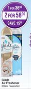 Glade Air Freshener Assorted-For 2 X 300ml