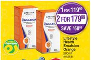 Lifestyle Health Emulsion Orange-For 1 x 200ml