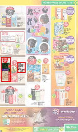 Dis-Chem : New Year Savings (10 December - 12 January 2025), page 21