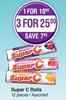 Super C Rolls 12 Pieces Assorted-For 1