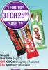Nestle Barone 55g/52g Or Kitkat 41.5g/42g Or Aero 40g Assorted-For 1
