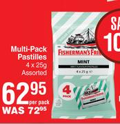 Fisherman's Friend Multi Pack Pastilles Assorted-4 x 25g
