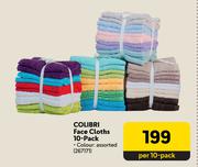 Colibri Face Cloths 10 Pack-Per 10 Pack