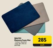 Waltex Memory Foam Mat-Each