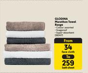 Glodina Marathon Towel Range (Face Cloth)