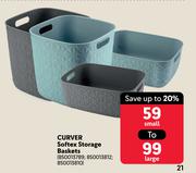 Curver Softex Storage Baskets (Small)