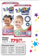 Baby Things Nappy Pants Sizes 3-6-Per Pack