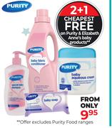 Purity & Elizabeth Anne's Baby Products