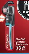 Colgate Slim Soft Charcoal Toothbrush-Each