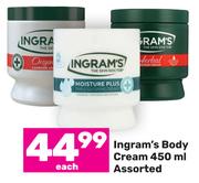 Ingram's body Cream Assorted-450ml Each