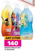 Satiskin Shower Gel Assorted-For Any 2 x 1L