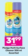 Pledge Multi-Surface Cleaner Assorted-300ml