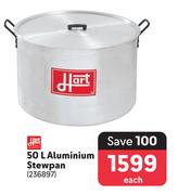 Hart 50Ltr Aluminium Stewpan 236897