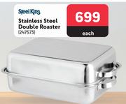 Steel King Stainless Steel Double Roaster 247573