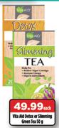 Vita Aid Detox Or Slimming Green Tea-50g Each