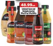 Carbsmart Sauces And Marinades Assorted-330g/375g/239g/500g Each