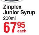 Zinplex Junior Syrup-200ml Each