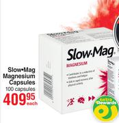 Slow-Mag Magnesium Capsules 100 Capsules-Each