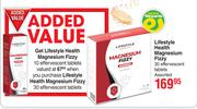 Lifestyle Health Magnesium Fizzy 30 Effervescent Tablets Assorted