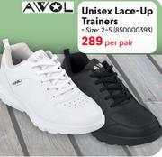 Awol Unisex Lace-Up  Trainers 850000393-Per Pair