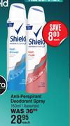 Shield Anti Perspirant Deodorant Spray Assorted-150ml Each
