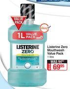 Listerine Zero Mouthwash Value Pack-1Ltr