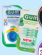 G.U.M Comfort Flex Soft Picks-40's Per Pack