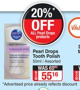 Pearl Drops Tooth Polish Assorted-50ml