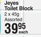 Jeyes Toilet Block Assorted 2 x 45g-Each