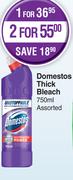 Domestos Thick Bleach Assorted-For 1 x 750ml