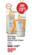 Recharge Your Feet Herbal Foot Cream-100ml