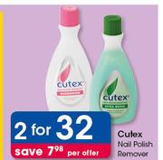 Cutex Nail Polish Remover-For 2