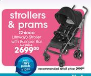 Chicco Liteway3 Stroller With Bumper Bar-Each
