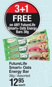 Futurelife Smart+ Oats Energy Bar Assorted-38g Each