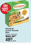 Futurelife Crunch Granola Bars Assorted 5 Pack-Per Pack