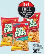 Lorenz Pom Sticks Assorted-85g Each