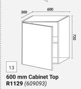 600mm Cabinet Top (Wall Unit) 609093
