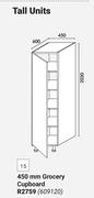 450mm Grocery Cupboard (Tall Unit) 609120