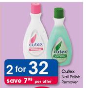 Cutex Nail Polish Remover-For 2