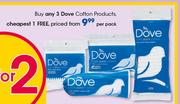 Dove Cotton Products-Per Pack