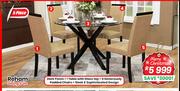 Reham 5-Piece Dining Suite