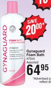 Gynaguard Foam Bath Assorted-475ml